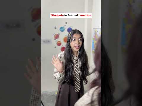 Students in Annual Function 😁 #viralshort #comedy #school #shortsfeed