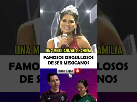 FAMOSOS ORGULLOSOS DE SER MEXICANOS #youtube #famosos #sabiasque #shorts