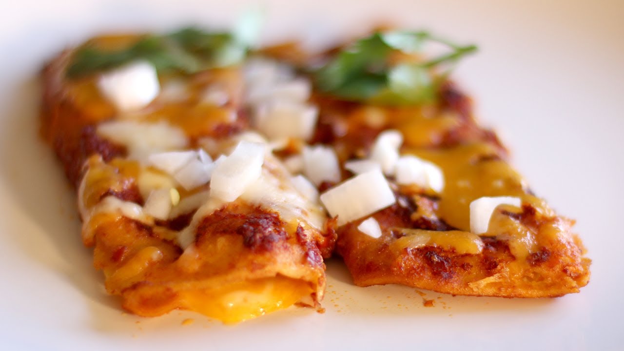 How to Make Cheese Enchiladas with Homemade Sauce - Hilah Cooking