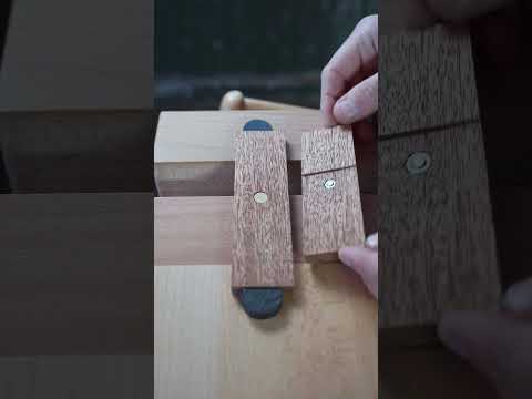 Making a ruler jig.Brass and mahogany #diy #woodworking
