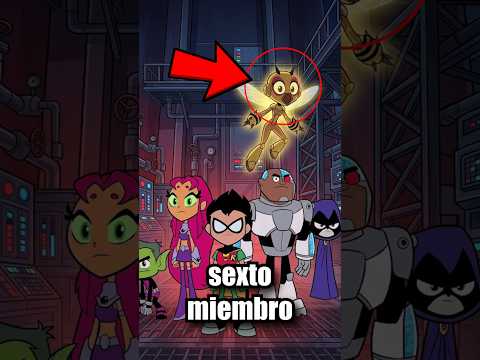 Los Jóvenes Titanes añadieron en secreto un sexto miembro 😨 #robin #josativi #youtube #shorts