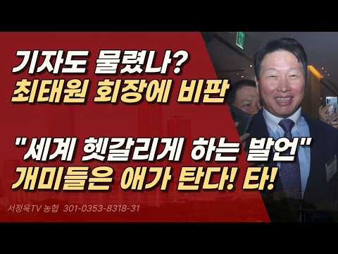 SK하이닉스 <strong>최태원</strong> 회장의 가벼운 입, 전 세계를 뒤흔들다!ㅣ서정욱TV