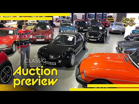 Christmas Classic Car Auction Preview Walk - The best time to buy a classic is WINTER