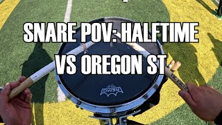 Snare POV: Oregon Drumline Halftime | Oregon State