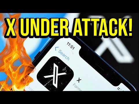 X Hit With MASSIVE Cyberattack! Teslas Being SET ON FIRE?!