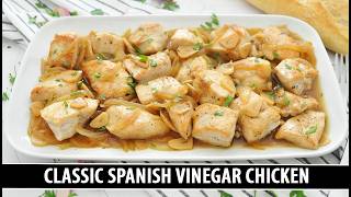 Spanish Vinegar Chicken | Classic Pollo al Vinagre de Jerez