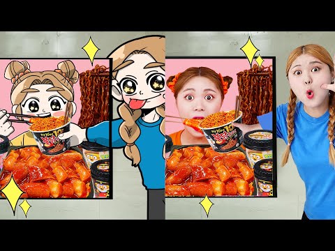 HIU 하이유 Animation | TV korean convenience store Mukbang 하이툰