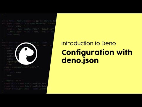 Configuration with deno.json