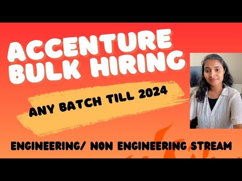 Accenture PAN India Recruitment for Freshers| 100% Freshers Eligible