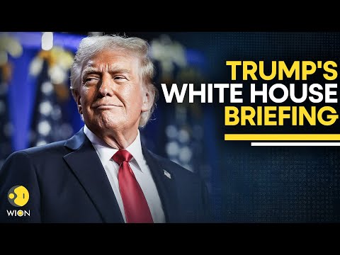 White House Briefing LIVE: US President Donald Trump Speaks From White House | Trump Briefing Live