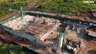 Construction at NEXT Amani is progressing at a significant pace