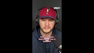 Does Ty Simpson Need Another Year at Alabama?