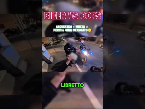 🇮🇹BIKER vs COPS🇮🇹