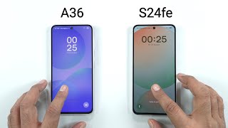 Samsung A36 vs Samsung S24 fe - SPEED TEST