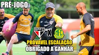 PRÉ-JOGO SÃO PAULO x MIRASSOL + PROVAVEL ESCALAÇÃO + TEM QUE GANHAR