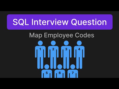 Map Employee Codes - SQL Technical Interview Question