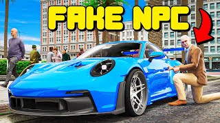 Becoming An NPC To Steal Cars In GTA 5 RP