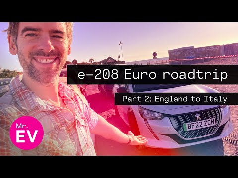 Electric Euro roadtrip! England to Italy in a Peugeot e-208