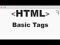 HTML Tags and Their Functions