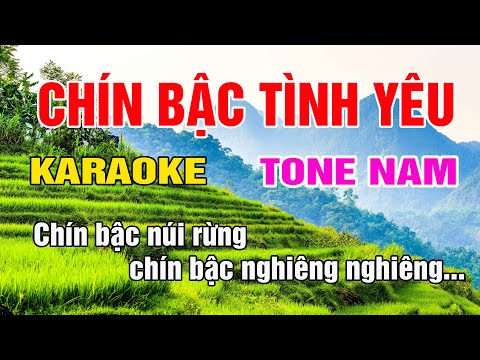 Chín Bậc Tình Yêu Karaoke Tone Nam Nhạc Sống gia huy karaoke