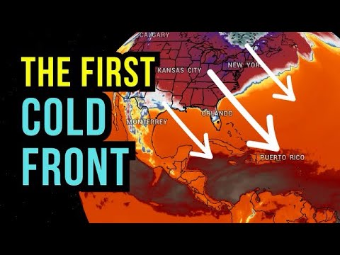 The First Cold Front for the Caribbean...