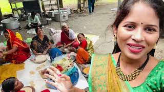 वारकर्यासाठी पंगत 🥰 खुप आनंदी आनंद 🤗 daily routine vlog