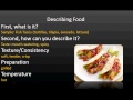 Describing Food with Adjectives