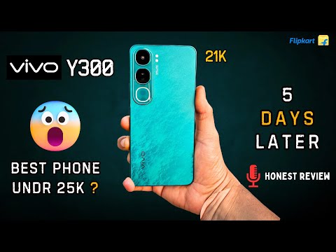 vivo Y300 5G - 5 Days Later Review | best phone under 20000 😍 Camera test | Gaming test