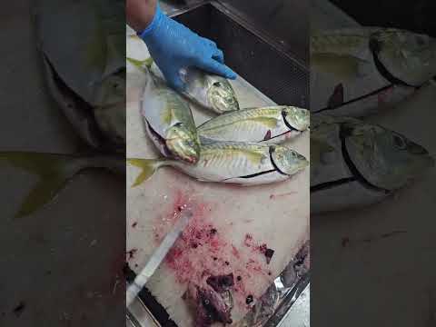 Amazing Mackerel Fish Clean Skills#shorts