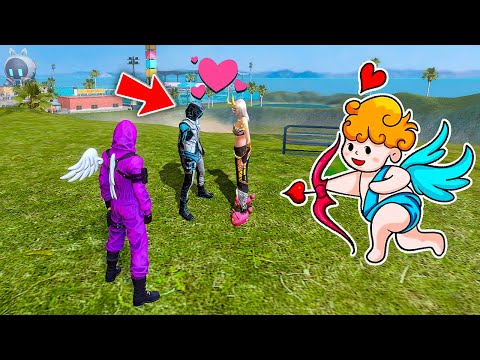 SOY CUPIDO EN FREE FIRE 😂 *RETO DE ARMAR PAREJAS EN ISLA SOCIAL* 🤣🥰