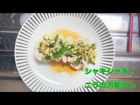 【今日の美味しいさかど飯 #87】シャキシャキ！ニラの万能タレ