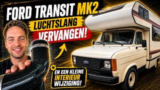 Ford Transit MK2 Luchtinlaatslang vervangen + Interieur wijziging | Camper klus vlog