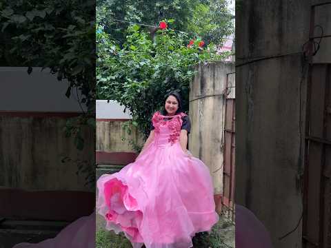 নিজের হাতে🎨Design করলাম ￼🧿 #artandcraft #princessdress #kitchenitems
