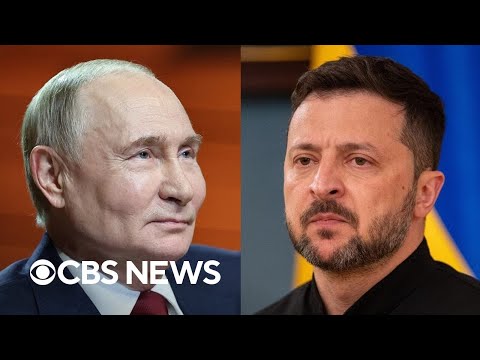 YouTube video thumbnail: Zelenskyy Says He's "Ready to Speak" With Putin
