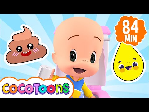 Treinamento de Banheiro: Ir sozinho! 🚽  e mais musicas infantis de Cleo e Cuquin 💩 Cocotoons Brasil