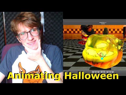 Animating Baby Foxy Halloween in July?! - Source Filmmaker FNAF SFM Livestream