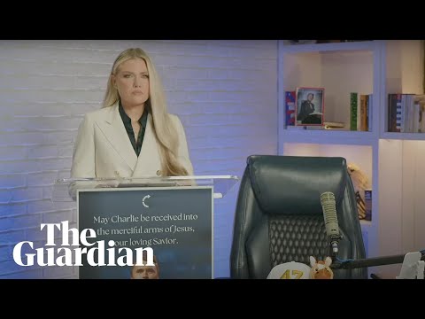 Charlie Kirk's widow gives first statement after his killing