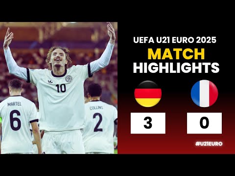 Germany U21 - France U21 | 3-0 | Highlights | UEFA U21 Euro 2025 | Germany France U21 EURO