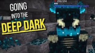 INDO PARA A DEEP DARK DO MINECRAFT!!!