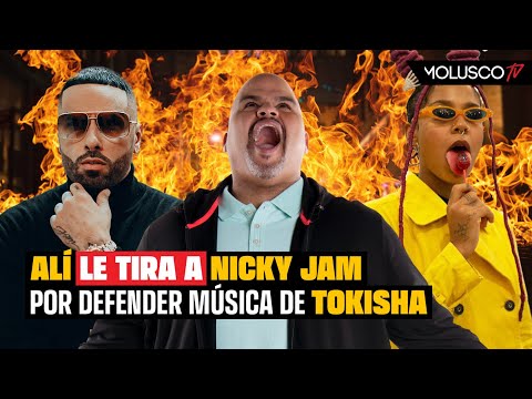 "Es Sucia y Asquerosa" Alí se la deja caer a Nicky Jam por defender música de Tokisha.