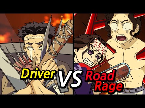 로드레이지 무잔 vs 타마요+교메이 #demonslayer #鬼滅の刃 #귀멸의칼날 #roadrage