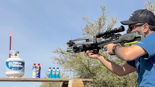 CrossBow vs Propane Tank