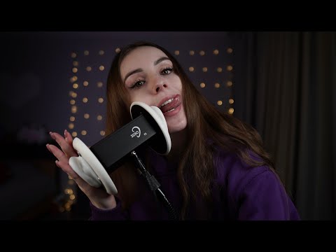 ASMR Ear Licking & Mouth Sounds