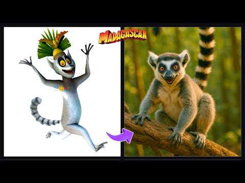 HOW MADAGASCAR 3 MOVIE CHARACTERS LOOK IN REAL LIFE!