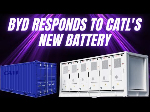 BYD respond to CATL's new battery with MEGApack Blade battery boost