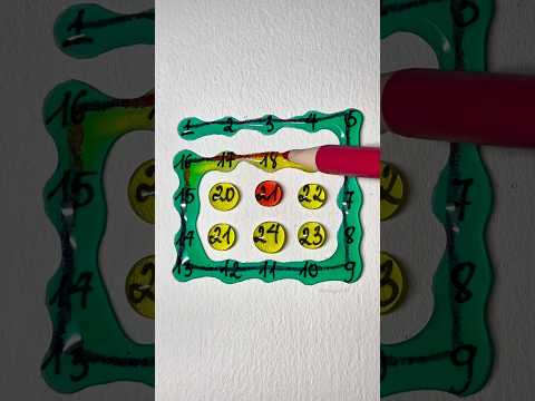 Vẽ đường nối các số tăng dần #drawing #line #colors #satisfying #shorts