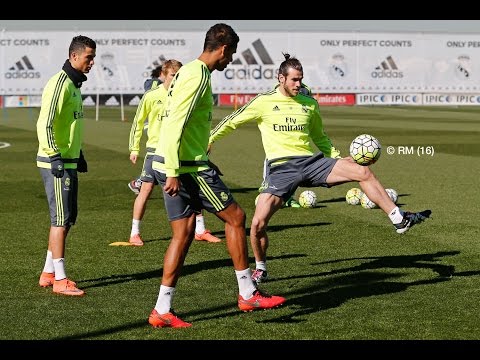 Gareth Bale scores great goal on return to training