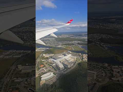 Landing At Orlando international airport short