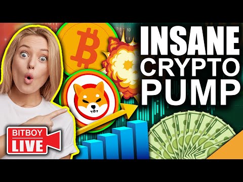 BITCOIN & CRYPTO PUMPING!! (Shiba Inu Burn Incoming?!)