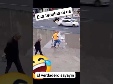 Goku super sayayin en la VIDA REAL #shorts #viralshorts #dragonballz #goku